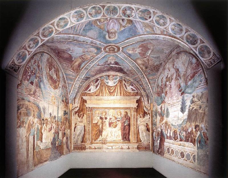 GOZZOLI, Benozzo Shrine of the Madonna della Tosse g Germany oil painting art